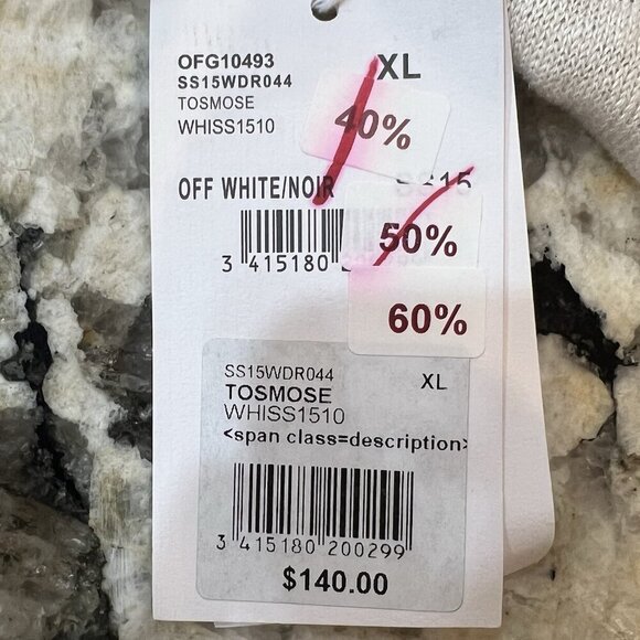 NWT $140 Comptoir Des Cotonners Linen Cotton Dress Size US Large FR XL EU XL - Picture 15 of 16